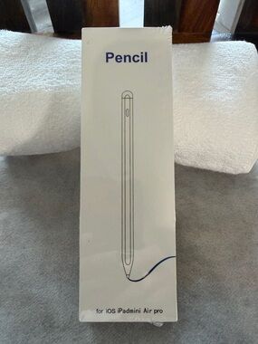 White Pencil Stylus for iPad - Compatible with iOS iPad mini/Air/Pro